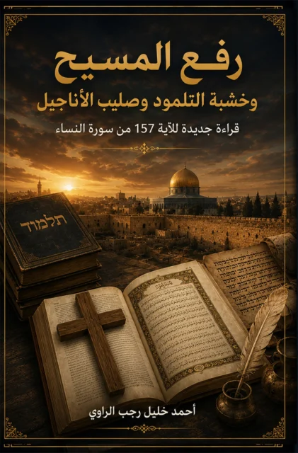 غلاف رفع المسيح وخشبة التلمود وصليب الأناجيل – قراءة جديدة للآية 157 من سورة النساء.